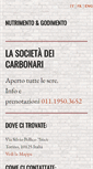 Mobile Screenshot of lasocietadeicarbonari.it